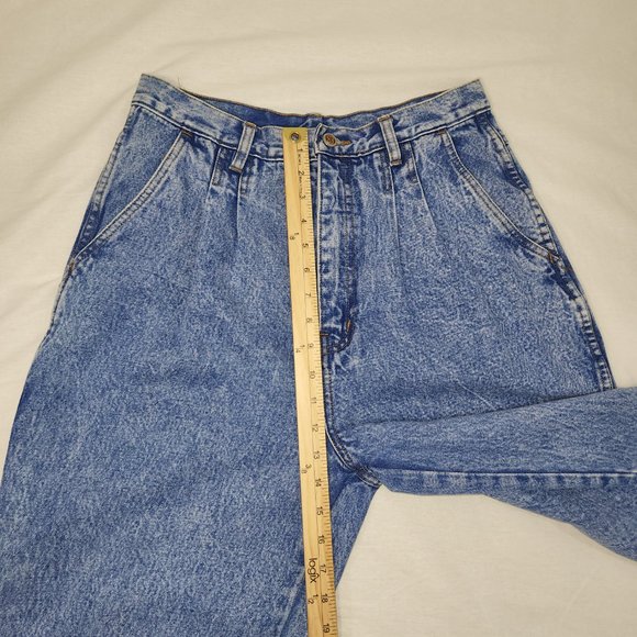 VINTAGE Bill Blass High Rise Relaxed Fit Mom Jeans Size 14 100% Cotton Exc. Cond - Picture 14 of 16